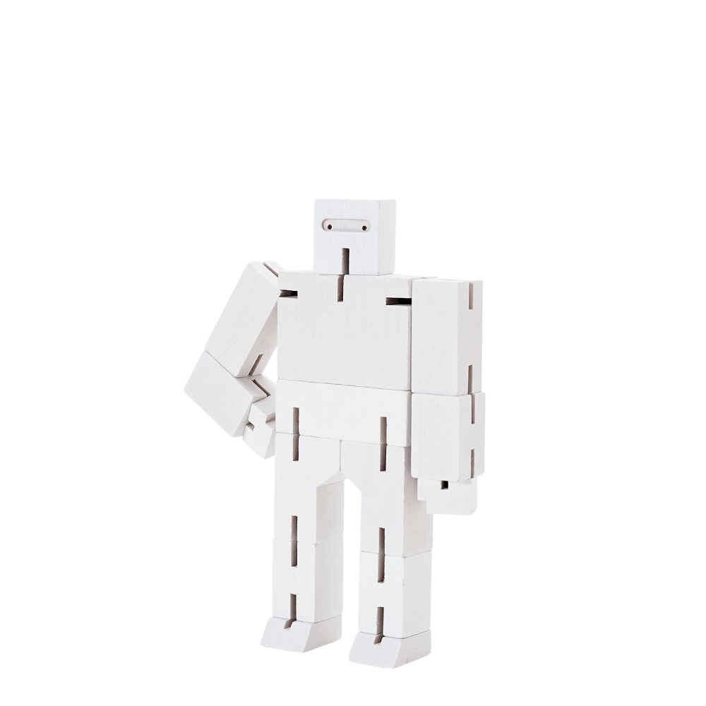 Cubebot Ninja Small White