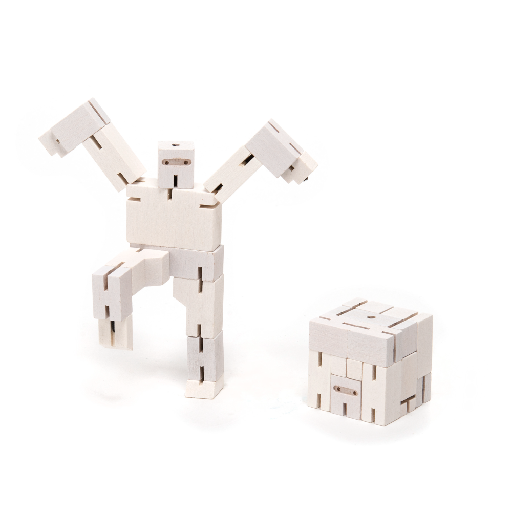 Cubebot Ninja Small White